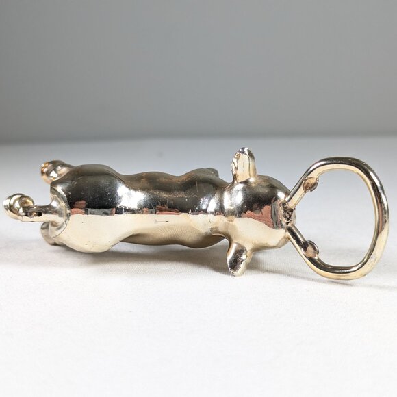 Metal bull bottle opener and corkscrew, gift for farmer - Picture 9 of 11